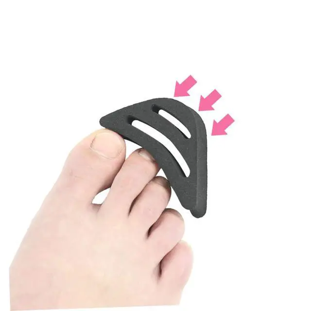 Alt view image 3 of 7 - Shoe Inserts 1 Pair Adjustable Shoe Filler Toe Filler Toe Cushions for s for Amputee Foot Amputation Pads for High Heels Big s Non-Slip