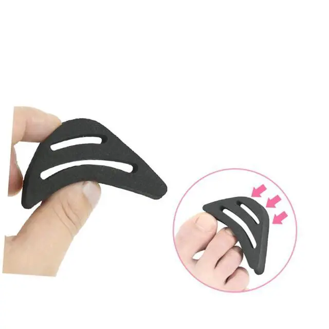 Alt view image 5 of 7 - Shoe Inserts 1 Pair Adjustable Shoe Filler Toe Filler Toe Cushions for s for Amputee Foot Amputation Pads for High Heels Big s Non-Slip