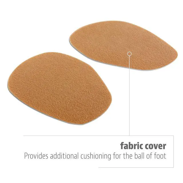 Alt view image 2 of 3 - Foam Ball of Foot Cushioned Shoe Insert, 2 Pair Natural