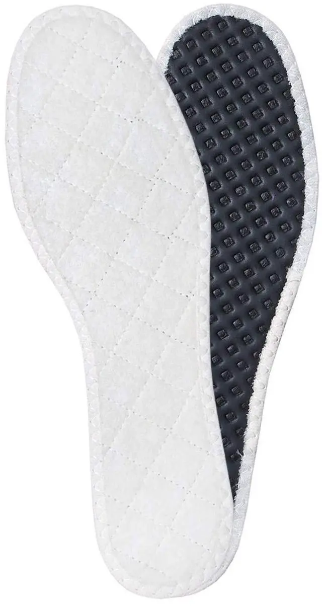 Main image of Wool Winter Insoles with Insulating Aluminum Layer and Activated Carbon for Boots Shoes, Insole Replacement for Man and Woman, Inner Soles for Winter, Shoe Inserts Accessories (Women/US 7/38 EUR)