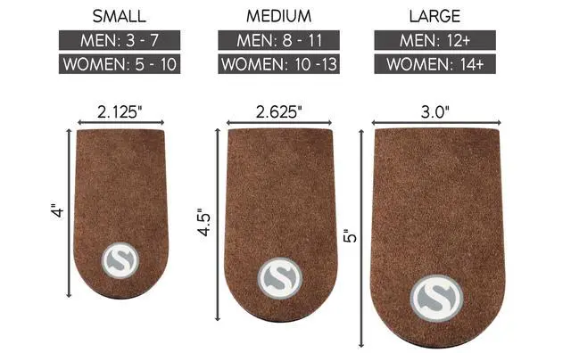 Alt view image 3 of 7 - Adjust-A-Heel | USA Made Height Adjustable Heel Lift for Uneven Legs and Gait Discrepancy, Heel Cushion Shoe Insert for Achilles Tendonitis Relief, Single Pack (Small: Men 3-7 / Women 5-10)