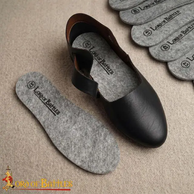 Alt view image 2 of 7 - Wool Felt Insoles for Boots and Shoes, Warm Breathable Felt Shoe Inserts, Winter Insoles for Men and Women (47)