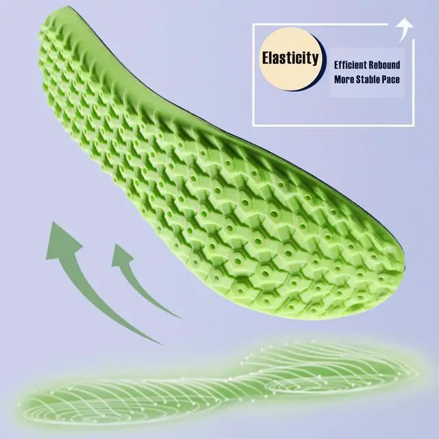 Alt view image 4 of 7 - Memory Foam Replacement Insoles Sneaker with Excellent Shock Absorption and Cushioning for Comfortable Feet Relief Insoles Men and Women (Women8.5-9 Men7.5-8)
