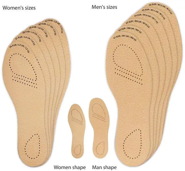 Alt view image 4 of 7 - Insoles for Men & Women - Shoe Inserts with Pecari Carbonex & Odor Control (L6 US)