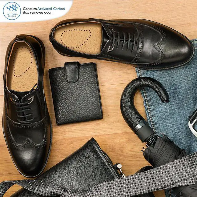 Alt view image 7 of 7 - Insoles for Men & Women - Shoe Inserts with Pecari Carbonex & Odor Control (L6 US)