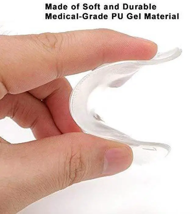 Alt view image 6 of 7 - Arch Support Shoe Insoles for Flat Feet, Gel Arch Inserts for Plantar Fasciitis, Adhesive Arch Pad for Relieve Pressure and Feet Pain (Clear - 2 Pairs, 2 Count (Pack of 1))