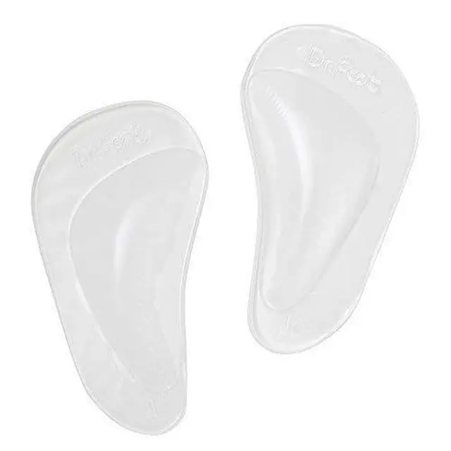 Alt view image 7 of 7 - Arch Support Shoe Insoles for Flat Feet, Gel Arch Inserts for Plantar Fasciitis, Adhesive Arch Pad for Relieve Pressure and Feet Pain (Clear - 2 Pairs, 2 Count (Pack of 1))