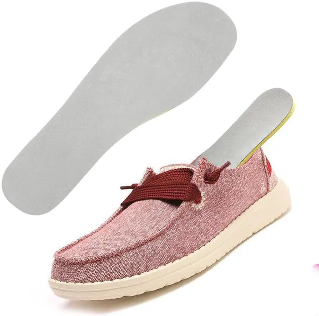 Main image of Women Shoe Insoles for Hey Dude Replacement, Memory Foam Work Shoe Inserts for Women, Providing Excellent Shock Absorption and Cushioning, Reducing Sweating and Odors (W10)