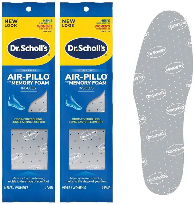 Main image of Air-Pillo Memory Foam Insoles (M 7-13/W 5-10) (Pack of 2)