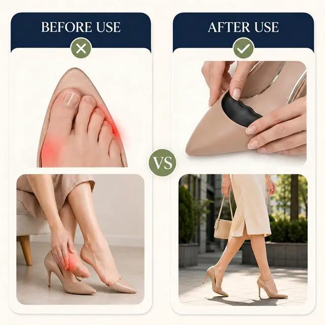 Alt view image 6 of 7 - 3 Pairs Shoe Fillers for Too Big Shoes, Soft Sponge Adjustable Shoes Filler Toe Cushion Fillers Make Shoes Flexible Fit Shoes Cushion Inserts All Day Pain Relief and Comfort for Men Women
