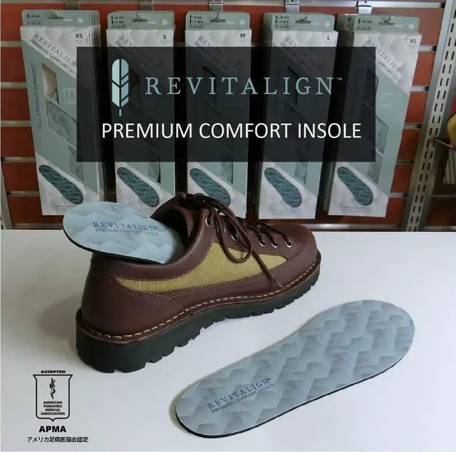 Alt view image 6 of 7 - unisex adult Revitalign Premium Comfort Insole, Blue, W 11-12.5 M 10-11.5 US
