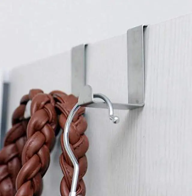 Alt view image 3 of 6 - Over Door Hooks Rack Heavy Duty S/Z Hook, Pack of 6