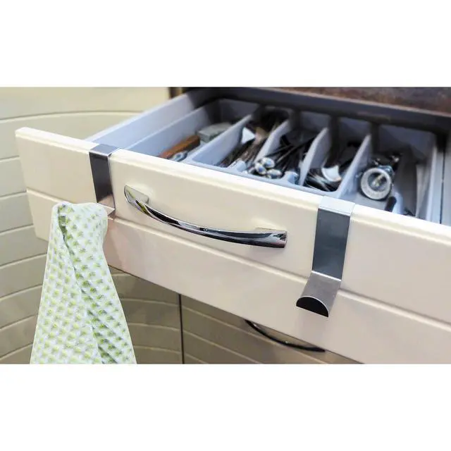 Alt view image 5 of 6 - Over Door Hooks Rack Heavy Duty S/Z Hook, Pack of 6