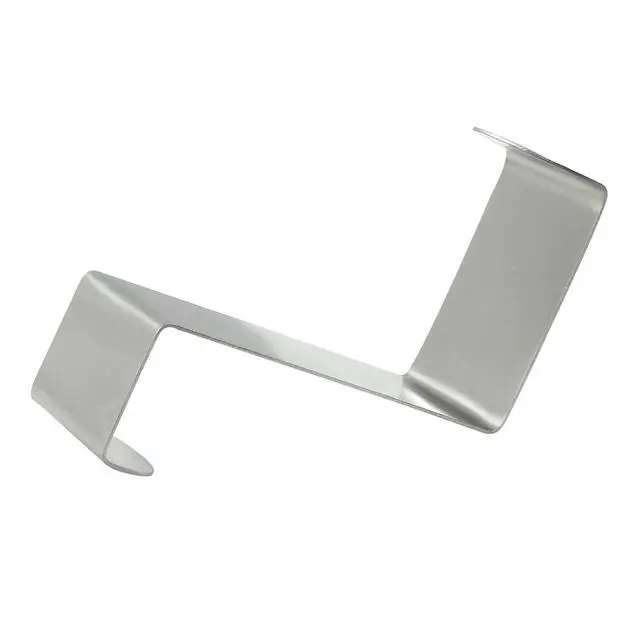 Alt view image 4 of 5 - 5 Pcs Over The Door Hooks, Z-Shaped | Reversible, Sturdy Hanging Hooks, Dual Head Fits 3/4" and 1-3/4" Door Widths, Single Hanger Hook