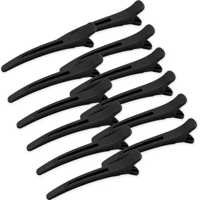 Main image of 12 Pack Hair Clips for Styling Sectioning Anti-Slip No-Trace Duck Billed Hair Clips Hair Styling and Sectioning Accessories for Hairdresser, Women, Men