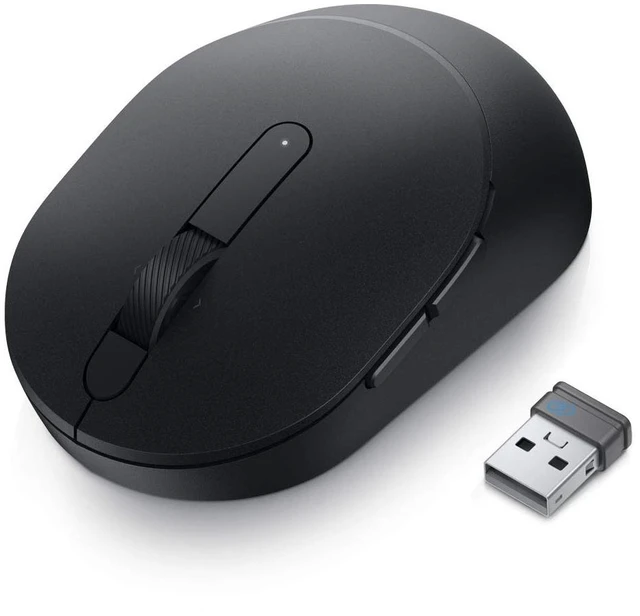Alt view image 3 of 7 - Dell Wireless Gaming Mouse MS5120W, 4000 DPI, 7 Buttons, Black | Bluetooth 5.0, 2.4GHz, Optical Sensor, Swift Pair, AA Battery Included, 3 Year Advanced Exchange