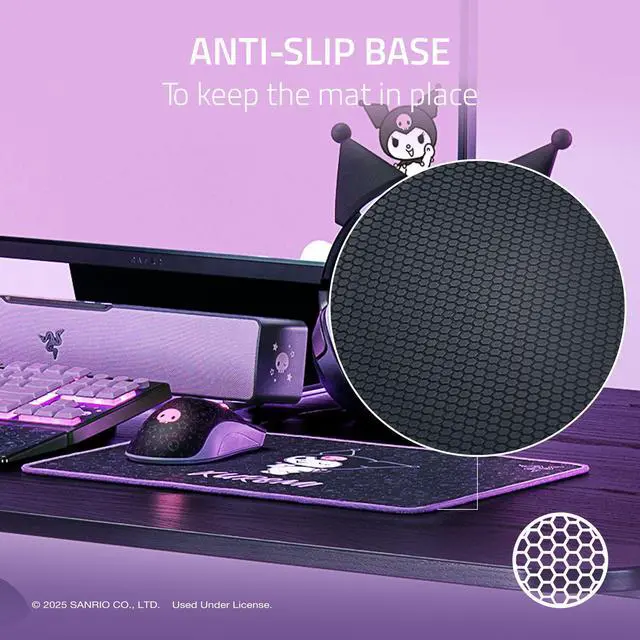 Alt view image 4 of 7 - DeathAdder Essential Gaming Mouse and Goliathus Soft Gaming Mouse Mat Bundle: Kuromi Edition