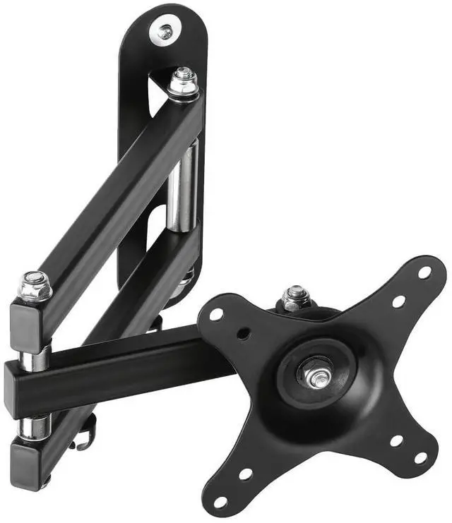 Alt view image 4 of 7 - TV Wall Bracket Mount Swivel and Tilt for Most 15"-32" LED, LCD, OLED Flat Screen TVs and Monitors with VESA 75x75-100x100mm up to 13kg Full Motion Monitor Wall Bracket MA2720
