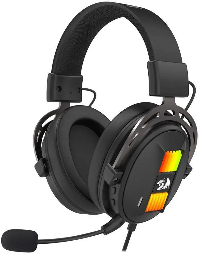 Main image of Wired Gaming Headset, 53mm Drivers 7.1 Surround Sound, Detachable Noise Cancelling Mic, USB Computer Headset with RGB, Lightweight Design for PC/Laptop/PS4