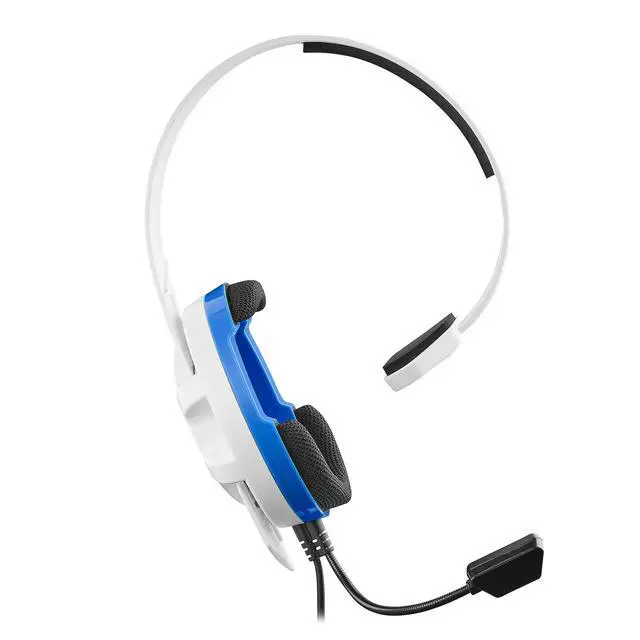 Alt view image 4 of 6 - Recon Chat PlayStation Headset PS5, PS4, Xbox Series X, Xbox Series S, Xbox One, Mobile & PC with 3.5mm Glasses Friendly, High-Sensitivity Mic, White