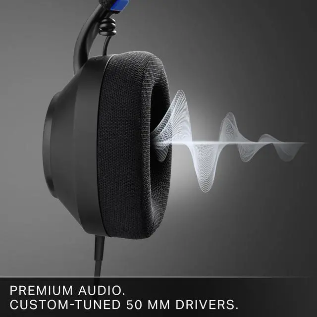 Alt view image 5 of 7 - LucidSound LS10P Gen 2 Wired Gaming Headset for PlayStation - Black, Quick-Access Audio Controls, Designed for Comfort, Premium Audio, flip-to-Mute Boom mic, PC Compatible
