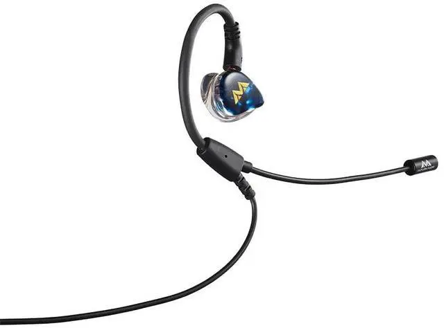 Alt view image 5 of 5 - Kimura 2-Pin Replacement IEM Cable with Professional Gaming Boom Mic
