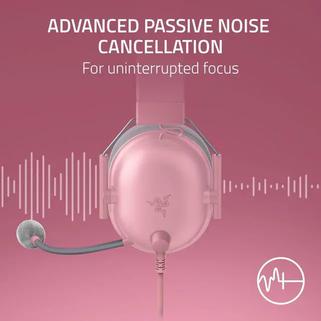 Alt view image 4 of 7 - Gaming Headset: 50mm Drivers - Cardioid Mic - Lightweight - Comfortable Noise Isolating Earcups - for Xbox Series X, Series S, PS5, PC, Switch via 3.5mm Jack - Quartz Pink