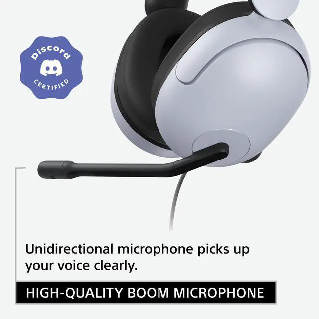 Alt view image 5 of 7 - Wired Gaming Headphones With Mic, PS5 Headphones, Over-Ear, Personalized 360 Spatial Sound, Discord Certified MDR-G300 (White)