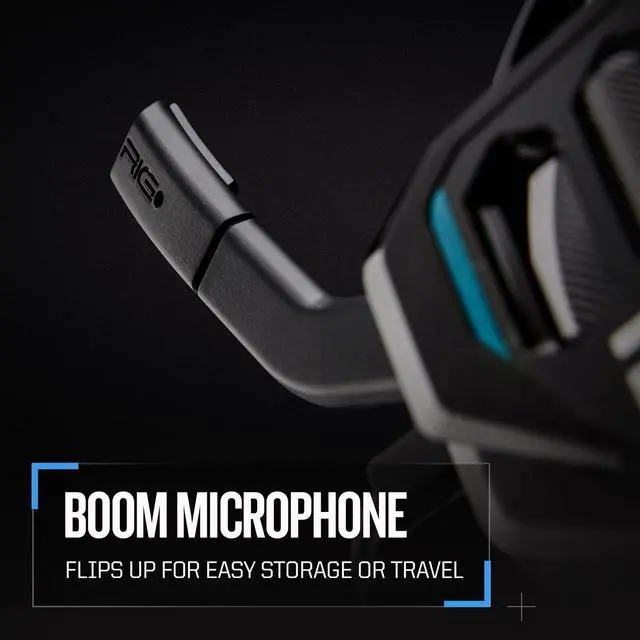 Alt view image 4 of 7 - HS PlayStation Gaming Headset - PS5, PS4, Xbox Series X, Xbox Series S, Xbox One, Nintendo Switch, Mobile & Laptop with 3.5mm - Flip-to-Stow Mic, 40mm Speakers - Black