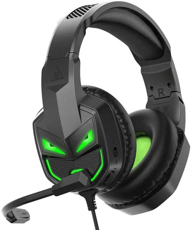 Main image of Gaming Headset for Xbox Series X/S, Xbox One, PS5, PS4, PC, Switch - Noise Cancelling Microphone, Comfortable Ear Pads, 50 mm Drivers, RGB Light, One Key Control - Birthday Gift