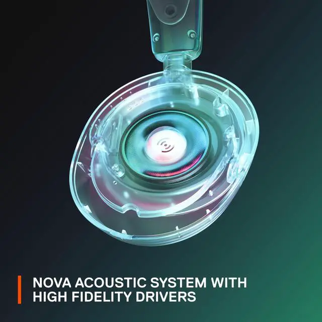 Alt view image 4 of 7 - Arctis Nova 1X Gaming Headset - Signature Arctis Sound - ClearCast Gen 2 Mic - Compatible with Xbox Series X|S, PC, Playstation, Switch, and Mobile