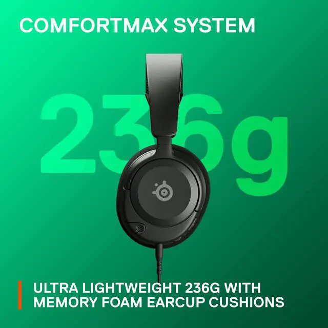 Alt view image 6 of 7 - Arctis Nova 1X Gaming Headset - Signature Arctis Sound - ClearCast Gen 2 Mic - Compatible with Xbox Series X|S, PC, Playstation, Switch, and Mobile