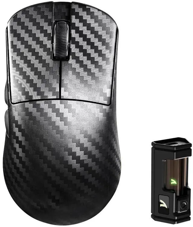 Main image of R11 Ultra 8K Carbon Fiber Wireless Gaming Mouse,PAW3950 MAX Sensor,49g Ultra-Lightweight,Nordic 52840 MCU Chip,42000 DPI,Wired/BT/2.4GHz Wirelss Programmable Mouse for PC/Mac(Wave)