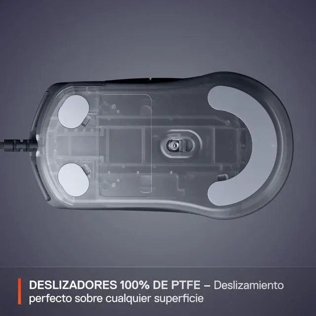 Alt view image 4 of 6 - Gaming Mouse 8500 DPI TrueMove Core Optical Sensor 60 Million Click Durability Low Latency 77g Lightweight 100% PTFE Feet RGB Black