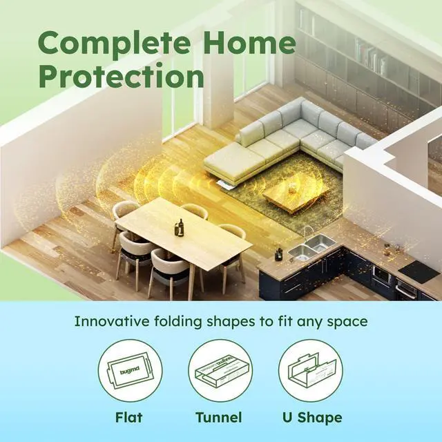 Alt view image 6 of 7 - CatchShield Glue & Sticky Traps for Mice, Rats & Insects Non-Toxic Pest Control, 24-Pack, Pet & Family Friendly, Extra-Strength, Ready-to-Use Adhesive Traps