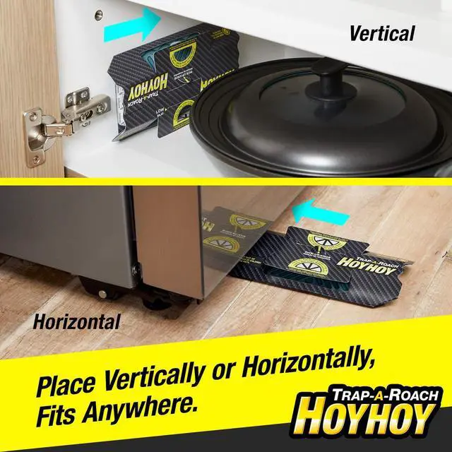 Alt view image 5 of 7 - Bait Glue Traps, Great for Home with Kids & Pets Indoor, Sticky Pest Control Trap, Roach Killer, Made in Japan 5 Traps