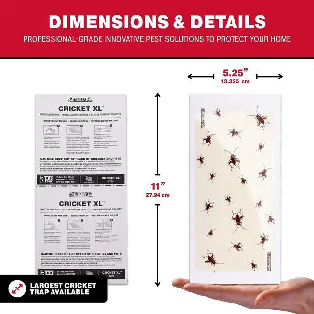 Alt view image 5 of 7 - , Adhesive Bug Catcher Cricket Traps Indoor, Sticky Trap for Inside Your Home, Bulk Insect Killer, Insect Traps for House & Garage, Pest Control for Home