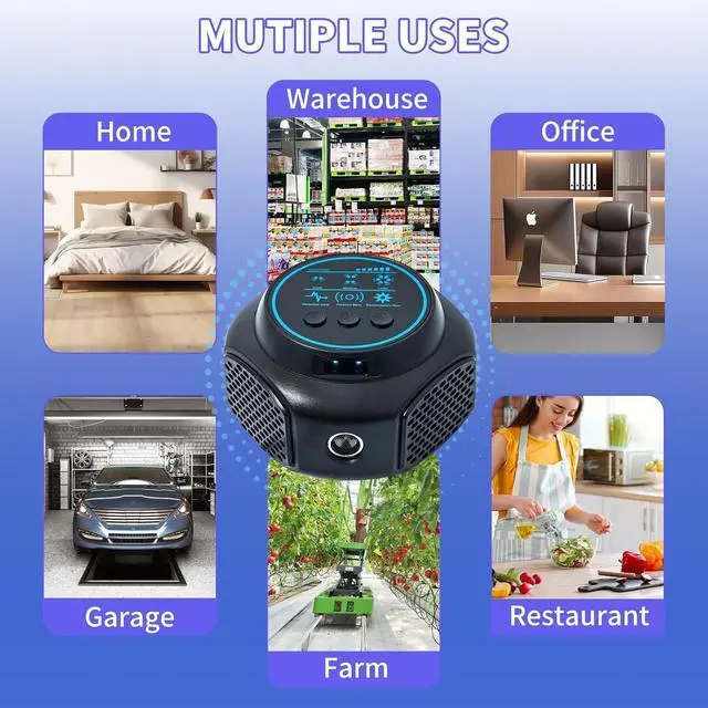 Alt view image 5 of 6 - Ultrasonic Pest Repellent Plug in Indoor Mouse Traps for Home, Mouse Repellent Ultrasonic Device Rodent Repeller Ultrasonic Plug in Pest Control for Rat Mice Spider Squirrel Roach for Attic