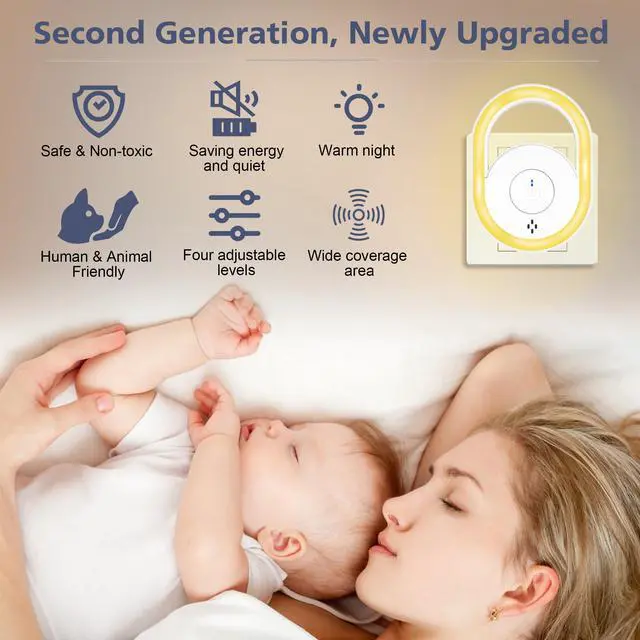 Alt view image 5 of 7 - 2026 Upgraded Ultrasonic Pest Repeller 6 Packs, Mice Repellent for House, Indoor Ultrasonic Repellent for Mites Rodent Bugs Roaches Insects Spiders Mice Flies Cockroach, 4 Modes
