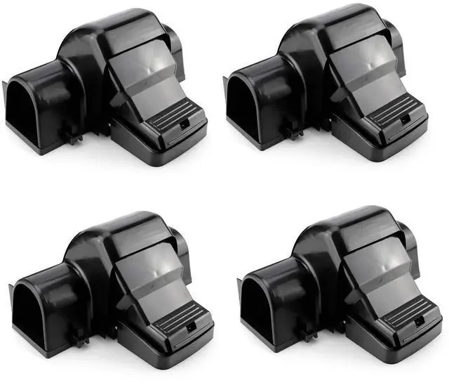 Main image of Pet-Safe & Child-Safe Rat Traps w/Tunnel Design Dual Entry for Better Capture Rate - No Harmful Poison - Prevents Accidental Triggering - Avoid Finger Snapping - Setup in Seconds. (4 Pack)