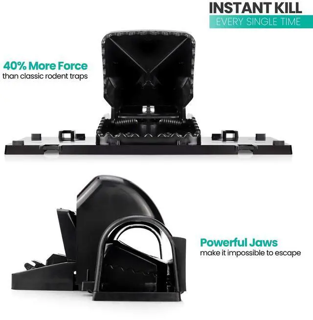 Alt view image 4 of 7 - Pet-Safe & Child-Safe Rat Traps w/Tunnel Design Dual Entry for Better Capture Rate - No Harmful Poison - Prevents Accidental Triggering - Avoid Finger Snapping - Setup in Seconds. (3 Pack)