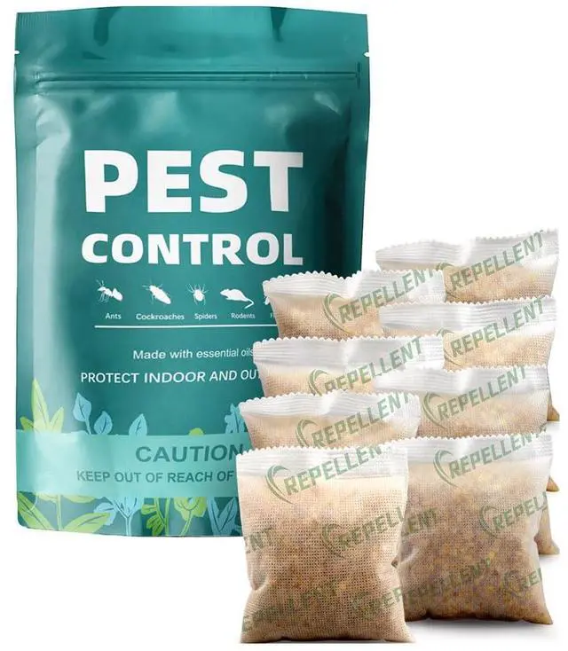 Main image of Pest Repellent, Rodent Repellent Indoor, Spider Repellent Indoor, Mouse Repellent Outdoor, Mice Repellent Indoor, Naturally Repel Rats, Mouse, Ants, Roach, Natural Ingredients-8 Packs