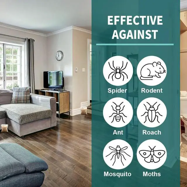 Alt view image 2 of 7 - Pest Repellent, Rodent Repellent Indoor, Spider Repellent Indoor, Mouse Repellent Outdoor, Mice Repellent Indoor, Naturally Repel Rats, Mouse, Ants, Roach, Natural Ingredients-8 Packs