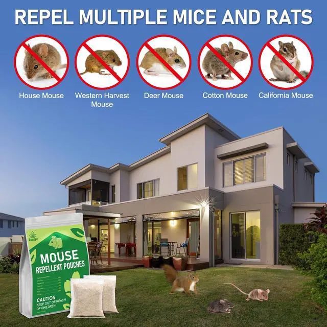 Alt view image 6 of 7 - Mouse Repellent Pouches 30 Pack,Rodent Repellent for Indoor Use