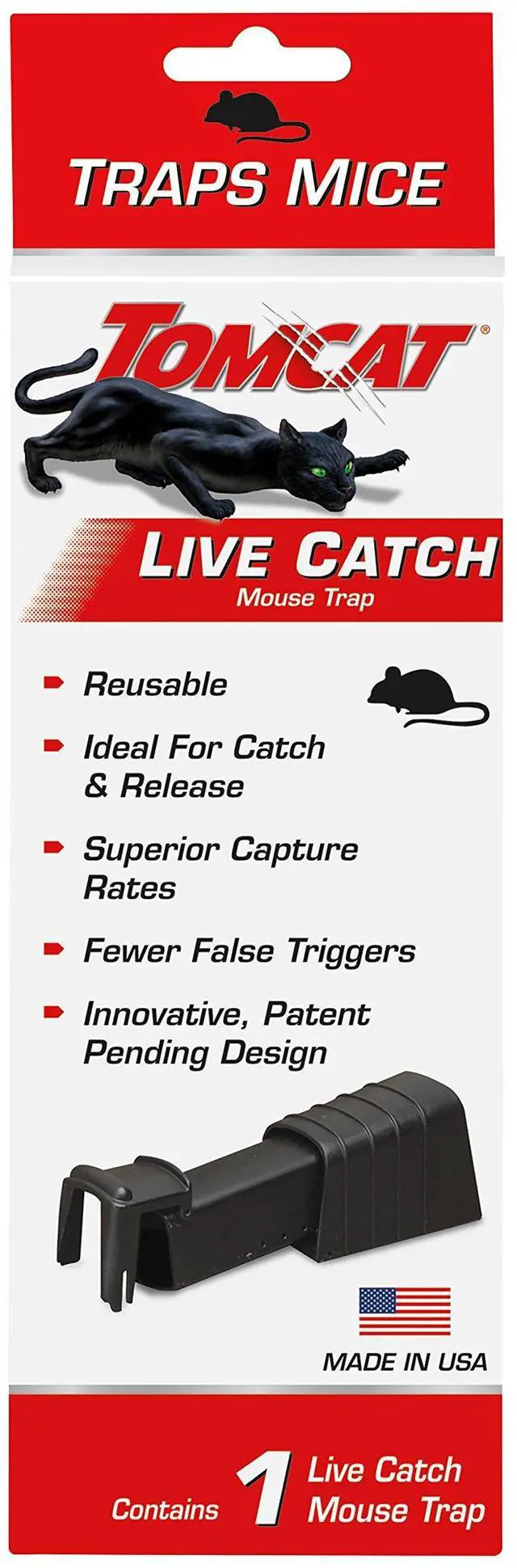 Main image of Live Catch Mouse Trap (Single Catch), 1 Trap