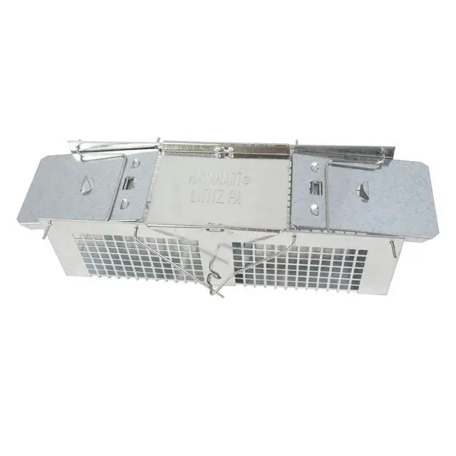 Alt view image 3 of 7 - X-Small Animal Trap, 2-Door Humane Trap for Mice, Voles, Shrews