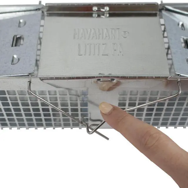 Alt view image 6 of 7 - X-Small Animal Trap, 2-Door Humane Trap for Mice, Voles, Shrews