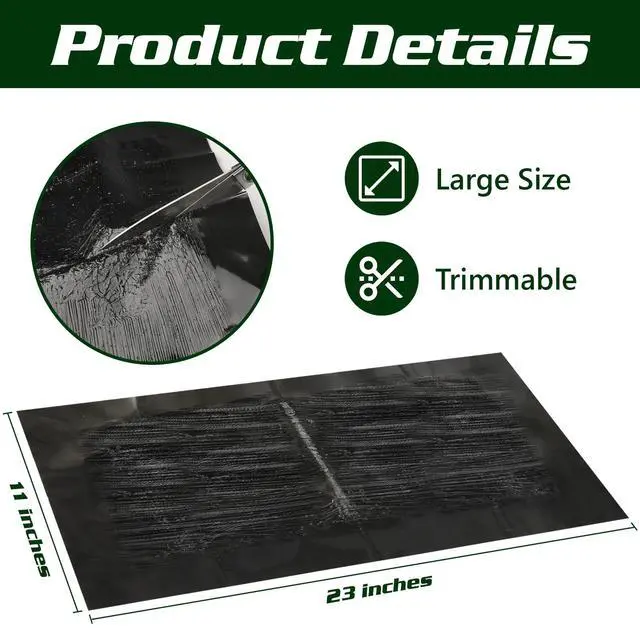 Alt view image 2 of 7 - 10 Pack Sticky Mouse Traps,Mouse Glue Trap Sticky Traps that Work for Mice and Rats Roaches,23x11 Inch Heavy Duty Rat Traps Indoor Mouse Sticky Pads,Easy to Set