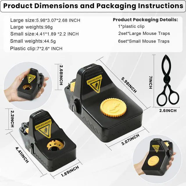 Alt view image 6 of 7 - Mouse Traps Humane