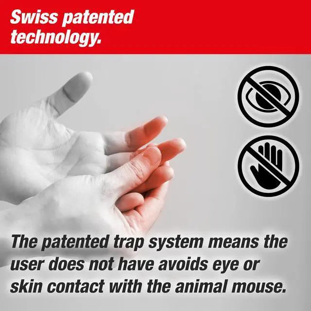 Alt view image 5 of 7 - Mouse Trap No See No Touch - Effective, Non-Contact + Non-Visible Catch + Kill with no-Fail catching - Pre-baited with Food Bait - Easy to Use - Reusable